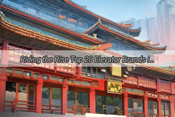 Riding the Rise Top 20 Elevator Brands in Chinas FastGrowing Megacities